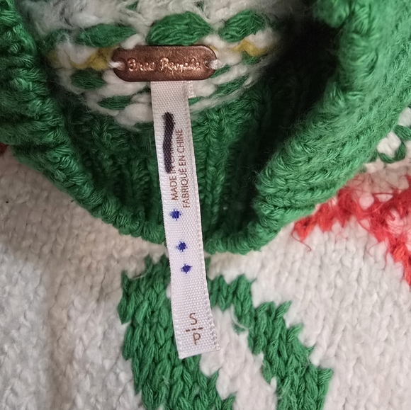 Free People Cherry Heart Sweater Dress size S - Picture 12 of 15